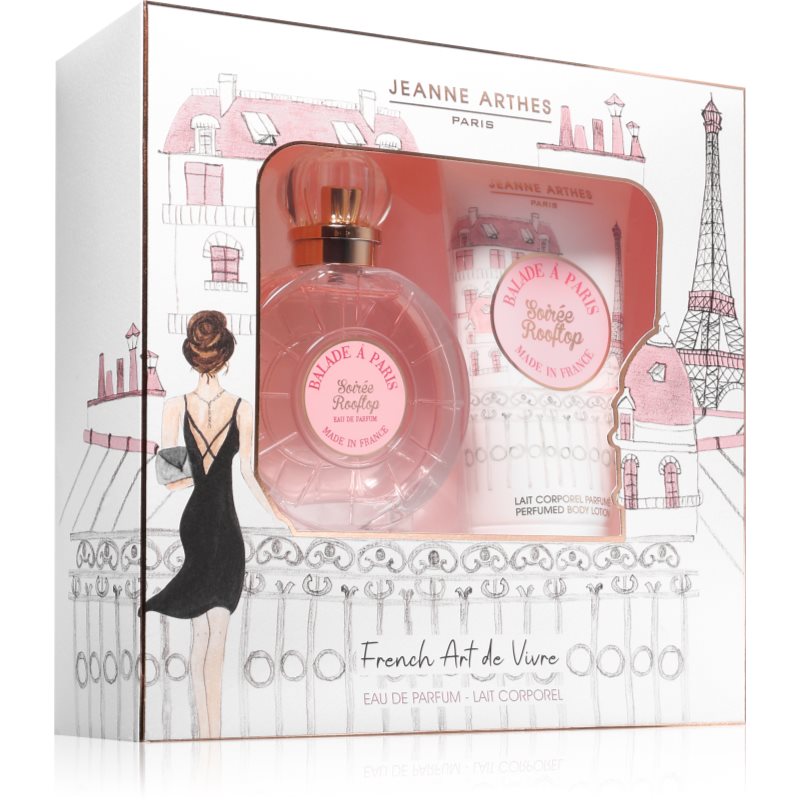 Jeanne Arthes Balade á Paris Soirée Rooftop ajándékszett hölgyeknek
