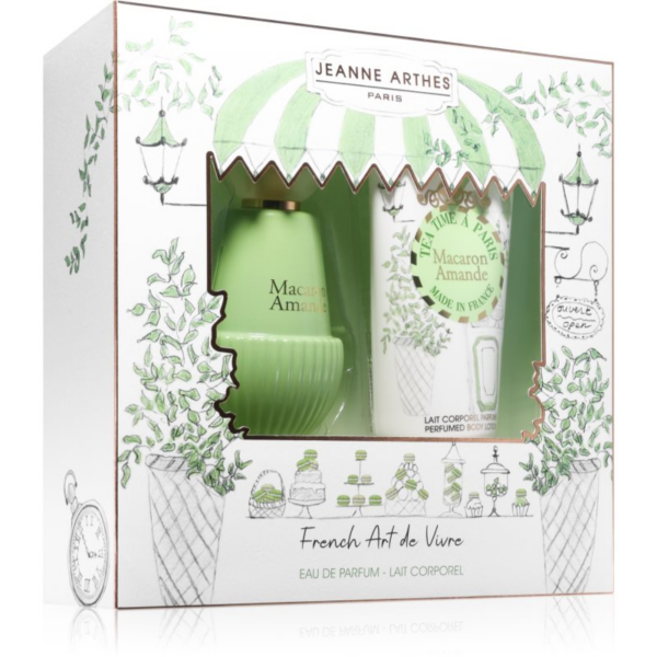 Jeanne Arthes Tea Time á Paris Macaron Amande ajándékszett hölgyeknek Jeanne Arthes Tea Time á Paris Macaron Amande ajándékszett hölgyeknek