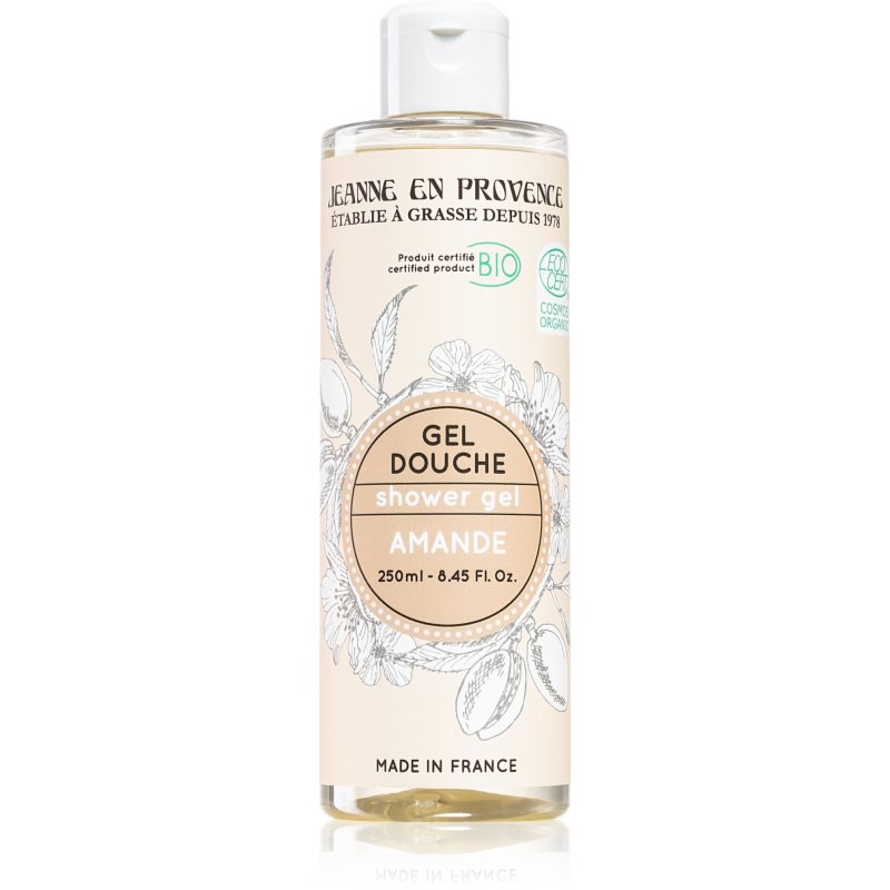 Jeanne en Provence BIO Almond tápláló tusoló gél BIO termék hölgyeknek 250 ml-Ár