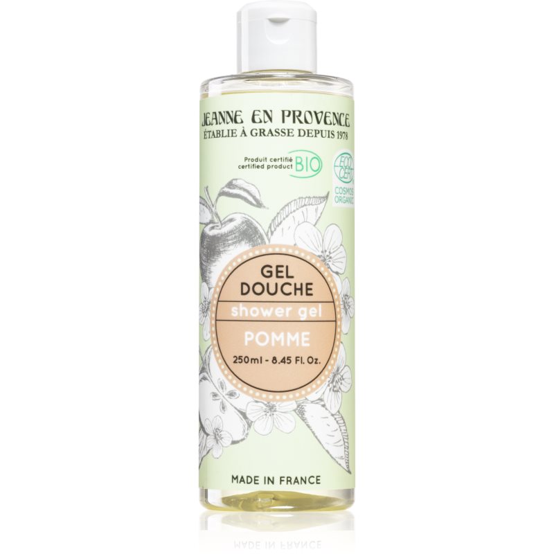 Jeanne en Provence BIO Apple gyengéd tusfürdő gél BIO termék hölgyeknek 250 ml-Ár