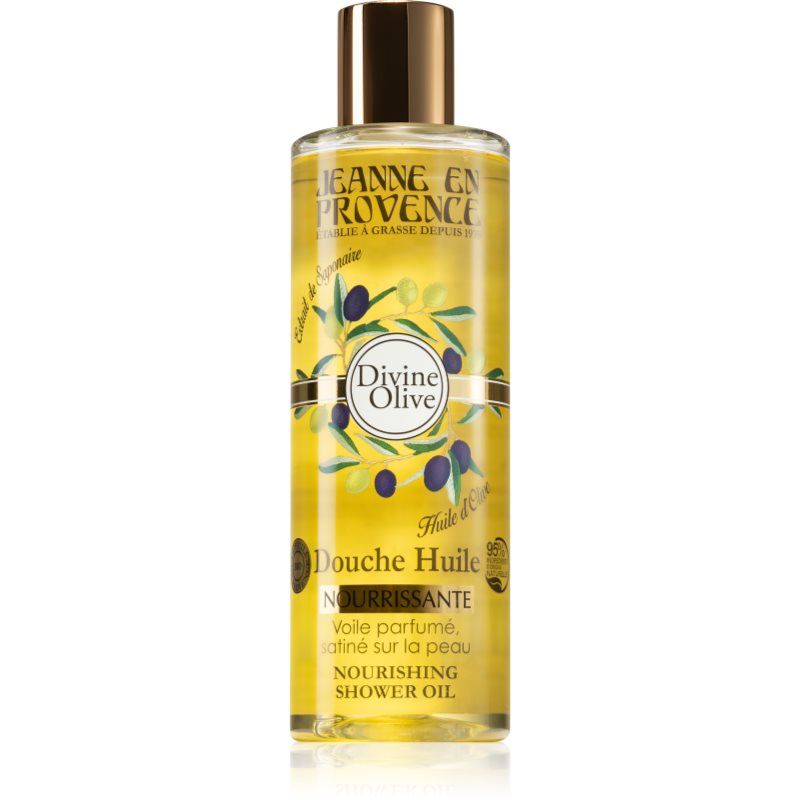 Jeanne en Provence Divine Olive tusoló olaj tápláló hatással 250 ml-Ár