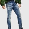 Jeans - Diesel DREEFTT Sweat jeans blue