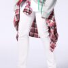Jeans - Diesel THOMMER CBNE Sweat jeans white