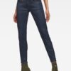 Jeans - G-STAR Lynn Zip Mid Skinny Ankle Wmn NEW Dark Blue