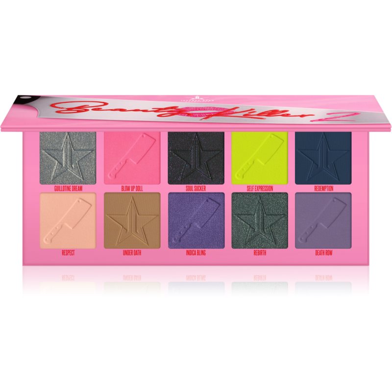 Jeffree Star Cosmetics Beauty Killer 2 szemhéjfesték paletta 10x2