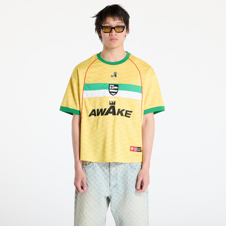 Jersey Awake NY Sport Jersey SS Top Yellow S-alacsony-ár