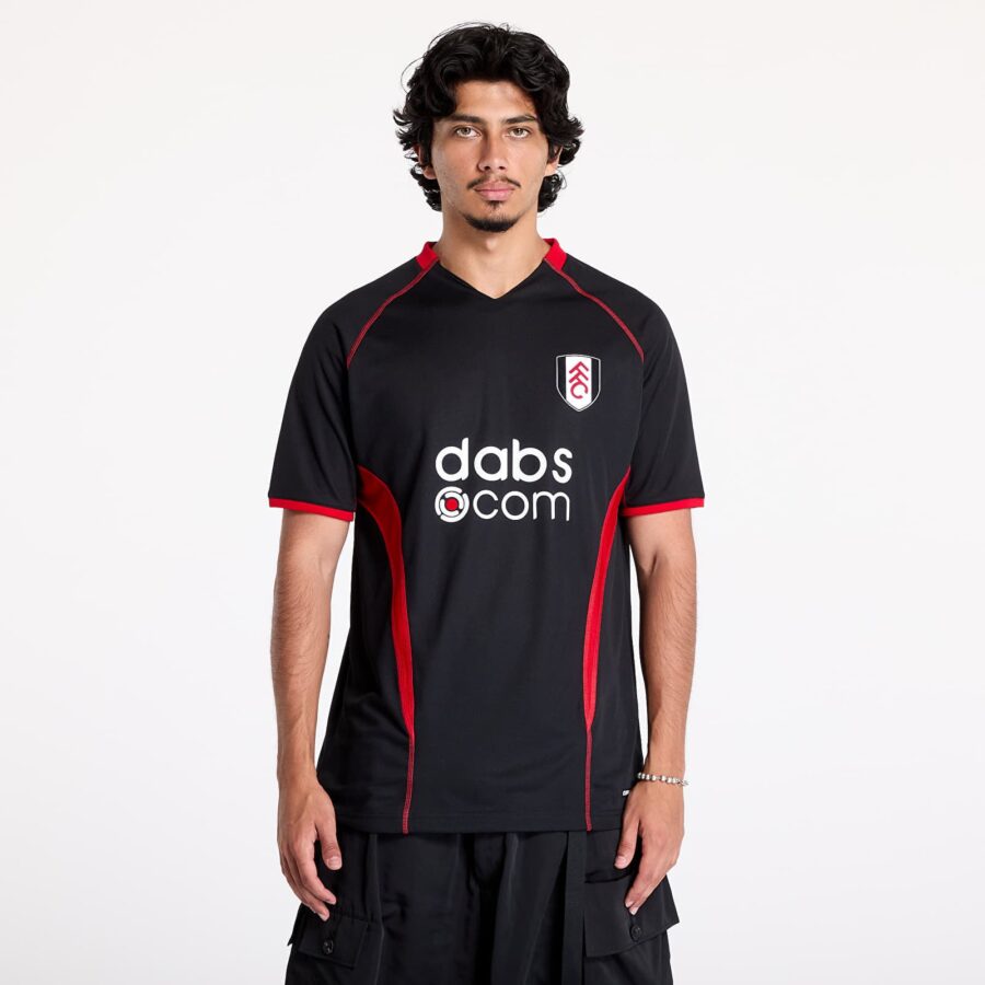 Jersey COPA Fulham FC 2003 - 2004 Away Retro Football Shirt UNISEX Black/ Red XL-alacsony-ár