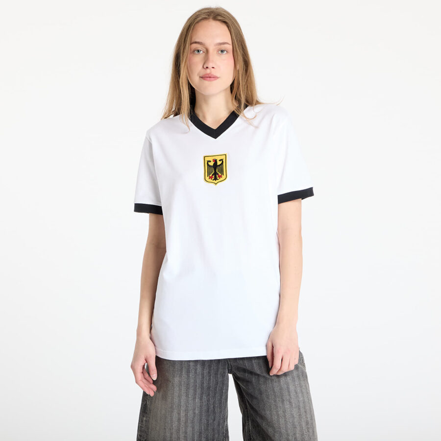 Jersey COPA Germany 1970's Retro Football Shirt UNISEX White M-alacsony-ár