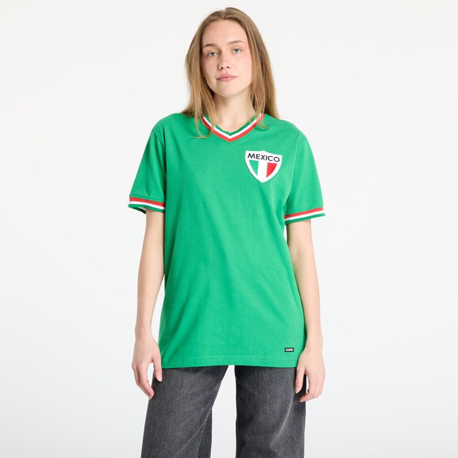 Jersey COPA Mexico Pelé 1980's Retro Football Shirt UNISEX Green M-alacsony-ár