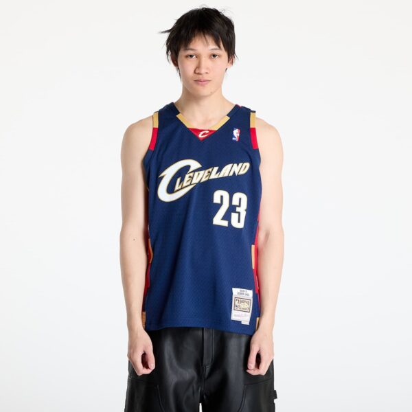 Jersey Mitchell & Ness NBA Cavaliers 2008 Lebron James Swingman Alternate Jersey Navy L-alacsony-ár