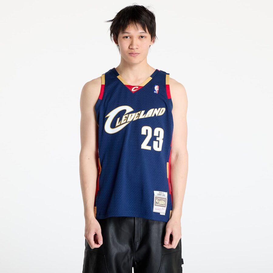 Jersey Mitchell & Ness NBA Cavaliers 2008 Lebron James Swingman Alternate Jersey Navy L-alacsony-ár