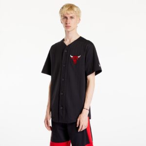 Jersey New Era NBA Team Logo Jersey Chicago Bulls Black/ Front Door Red S-alacsony-ár