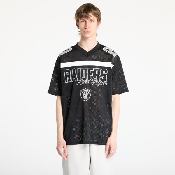Jersey New Era NFL Las Vegas Raiders Mesh Graphic Jersey UNISEX Black S-alacsony-ár