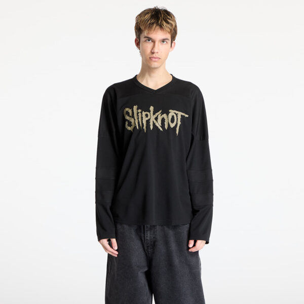 Jersey PLEASURES x Slipknot X-Ray Hockey Jersey Black M-alacsony-ár