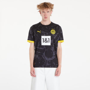 Jersey PUMA Borussia Dortmund Away Replica Jersey T-Shirt Black/ Cyber Yellow XXL-alacsony-ár