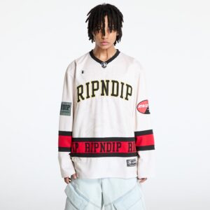 Jersey RIPNDIP Lord Savior Hockey Jersey Off White L-alacsony-ár