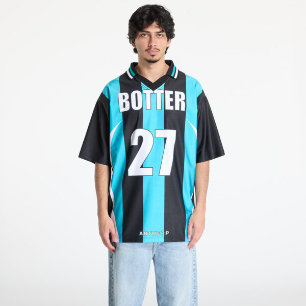 Jersey Reebok x Botter LTD Reverse Soccer Tee Striped Navy/ Aqua Blue S-alacsony-ár