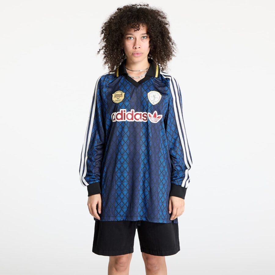 Jersey adidas Retro Sports Cricket-Inspired Longsleeve Jersey Black/ Black/ Night Indigo XS-alacsony-ár