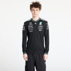 Jersey adidas x Mercedes Amg Petronas Formula One Team Driver Authentic Long Sleeve Jersey Black/ Black/ White S-alacsony-ár