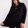 Jersey blouse black in Honorine cotton