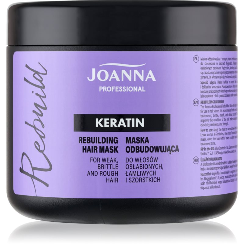 Joanna Professional Keratin keratinos maszk száraz és törékeny hajra 500 g-Ár