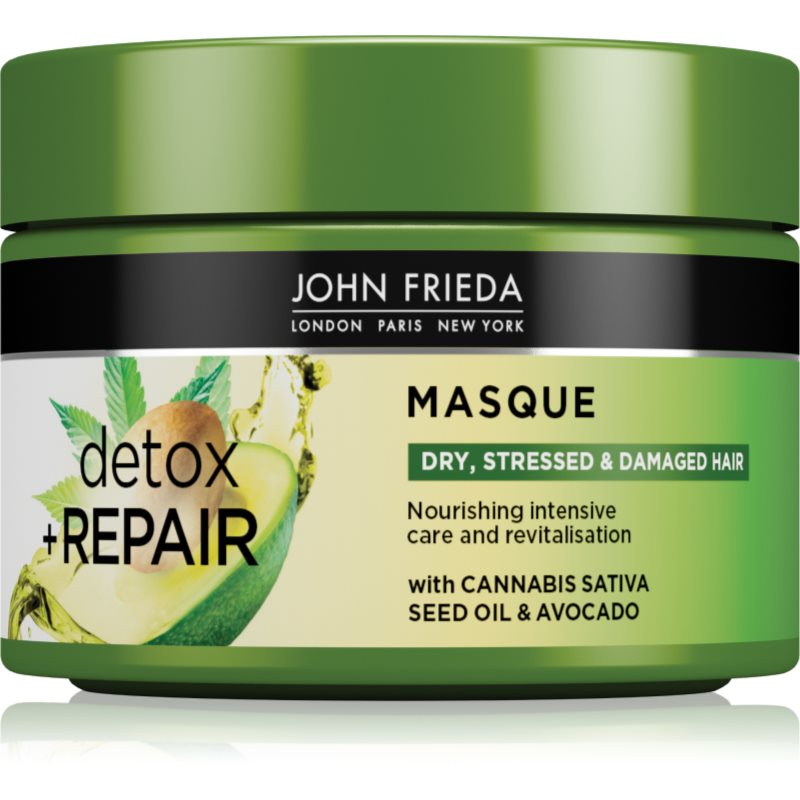 John Frieda Detox & Repair detoxikációs maszk a károsult hajra 250 ml-Ár