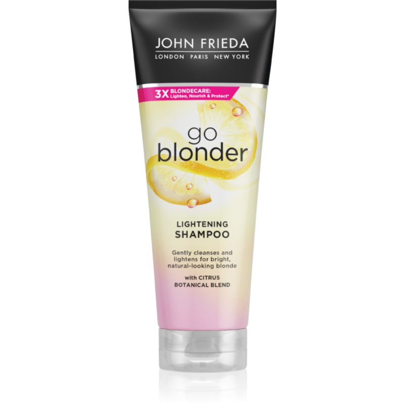 John Frieda Sheer Blonde Go Blonder világosító sampon szőke hajra 250 ml-Eredeti