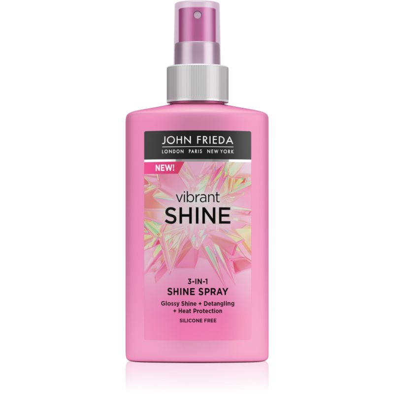 John Frieda Vibrant Shine multifunkciós hajspray a fénylő és selymes hajért 150 ml-Ár