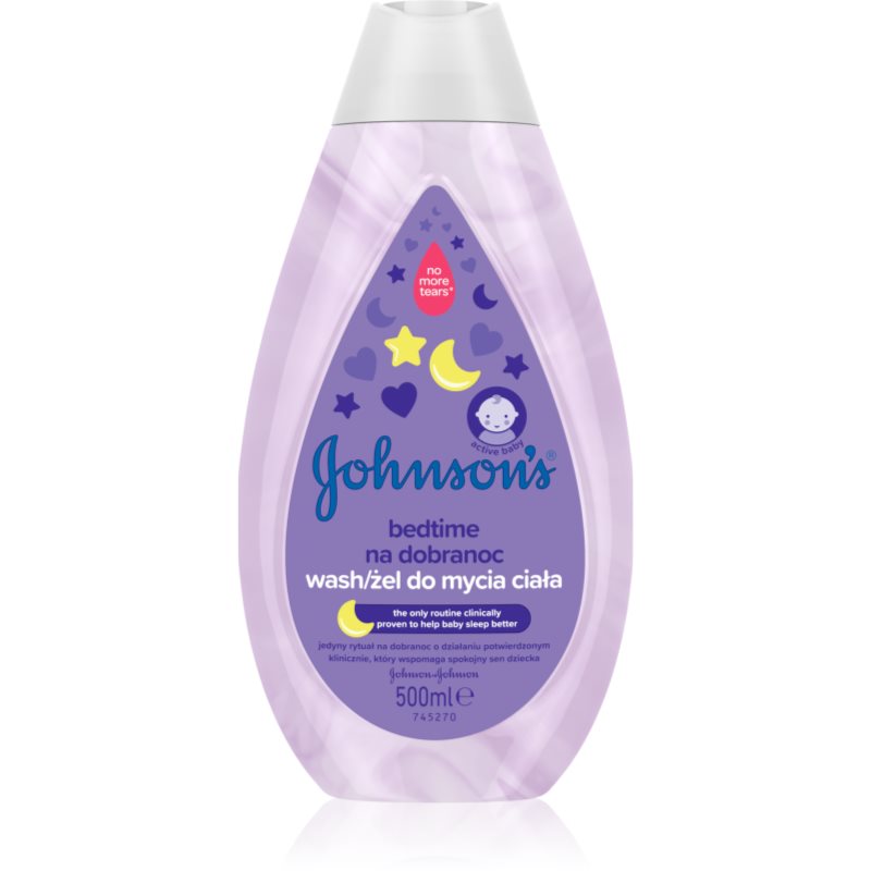 Johnson's® Bedtime mosó gél a jó alváshoz a gyermek bőrre 500 ml-Eredeti