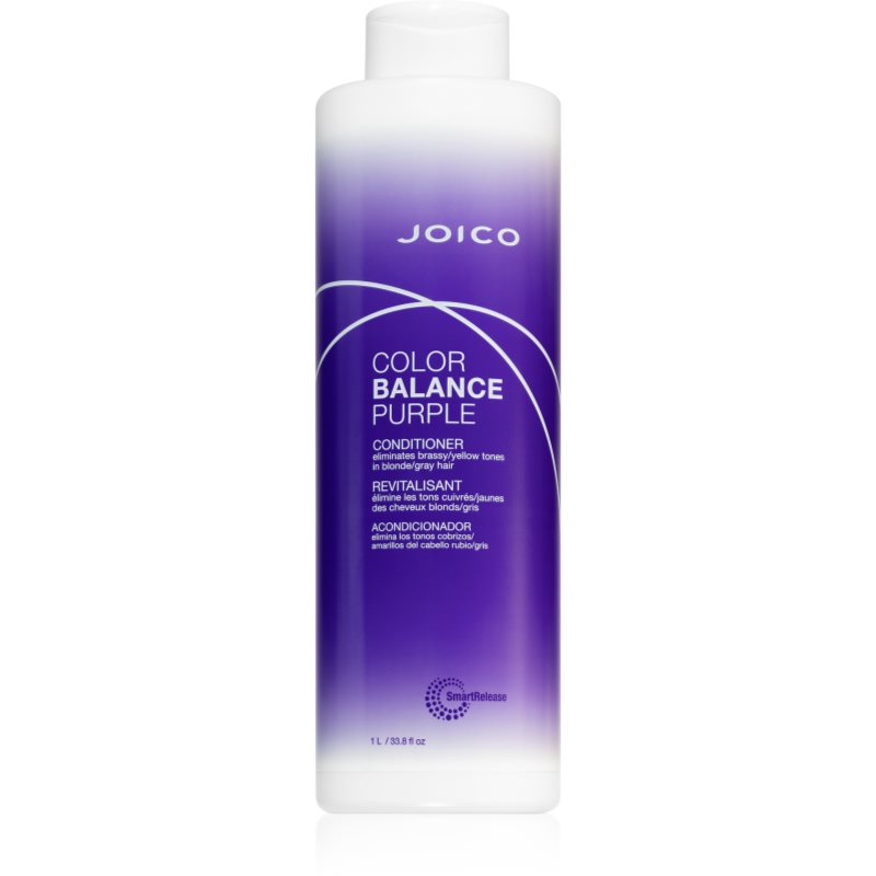 Joico Color Balance Purple Condicioner lila kondicionáló semlegesíti a sárgás tónusokat 1000 ml-Ár