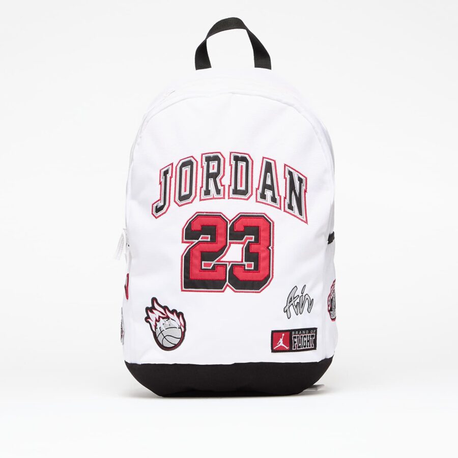 Jordan Backpack White/ Gym Red Universal-alacsony-ár