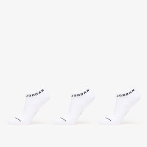 Jordan Dri-FIT Everyday No-Show Socks 3-Pack White/ Black S-alacsony-ár