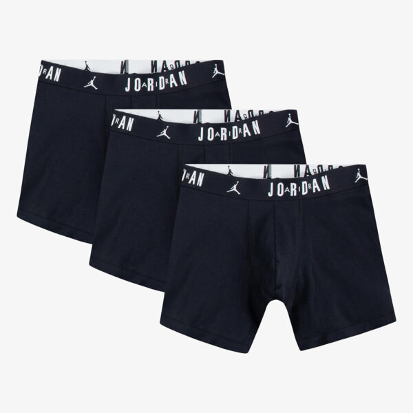 Jordan Flight Cotton Core 3-Pack Boxer Brief Black L-alacsony-ár