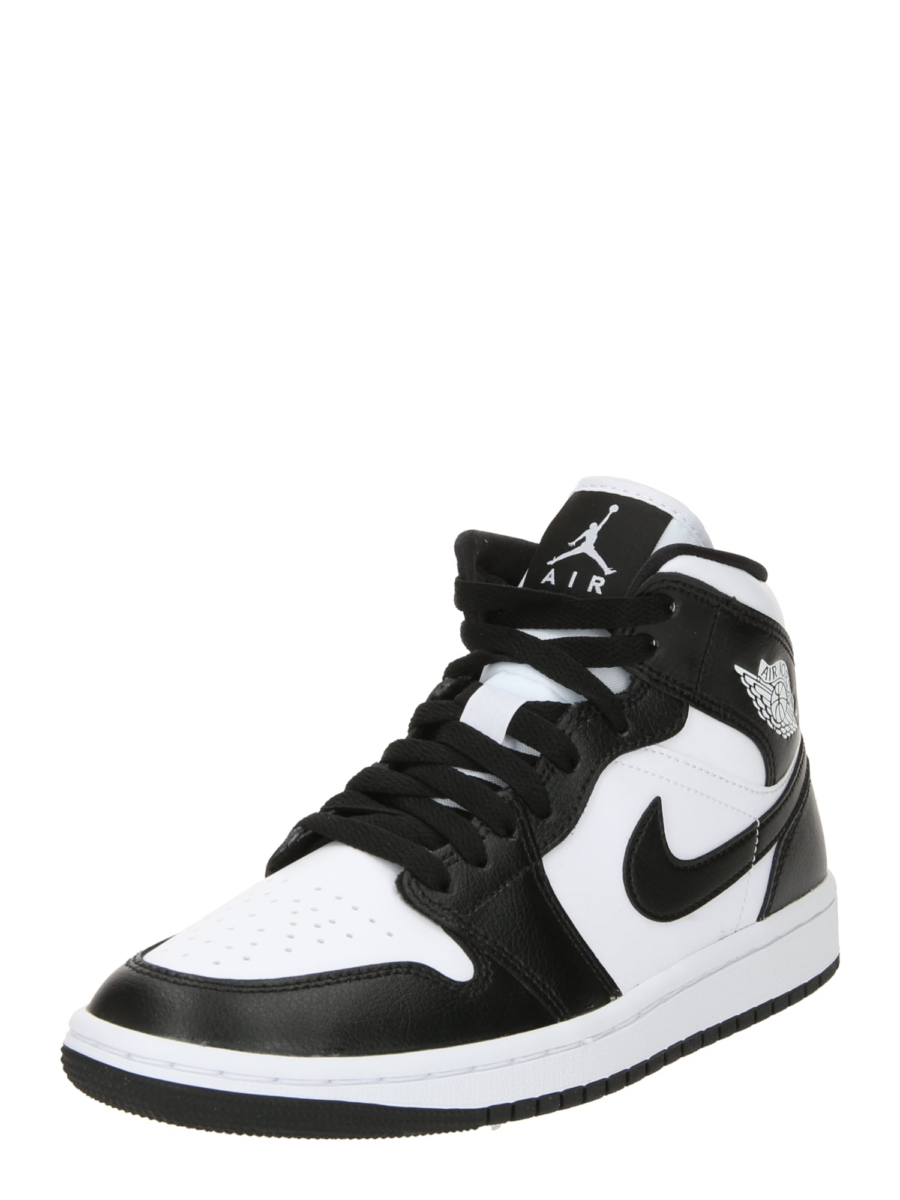 Jordan Magas szárú sportcipők 'AIR JORDAN 1'  fekete / fehér-Ár