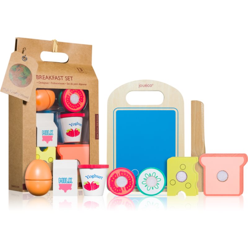Jouéco Breakfast Set játék fából készült 36 m+ 13 db-Ár