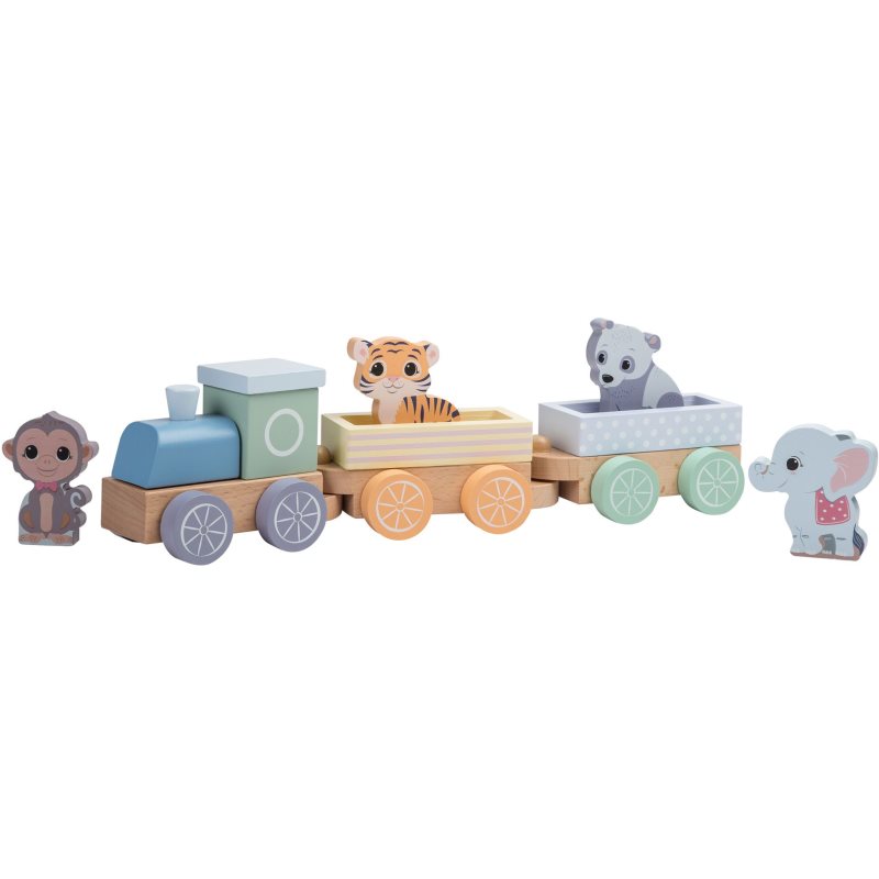 Jouéco The Wildies Family Trainset with Animals szett gyermekeknek 18 m+ 7 db-Ár
