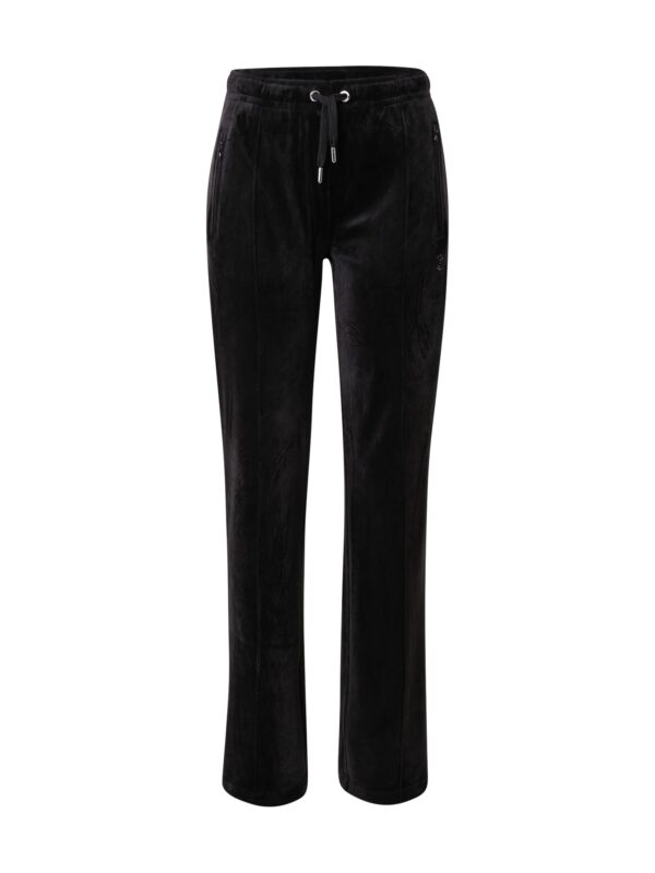 Juicy Couture Nadrág 'Tina'  fekete / ezüst-hu
