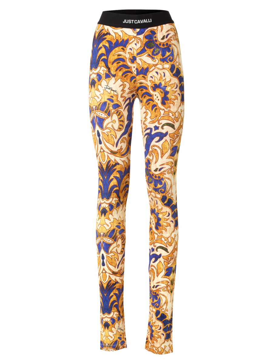 Just Cavalli Leggings  bézs / kék / arany / fekete-Hungary