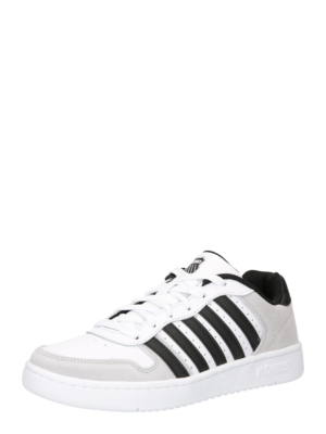K-SWISS Rövid szárú sportcipők 'Court Palisades'  világosszürke / fekete / fehér-Hungary