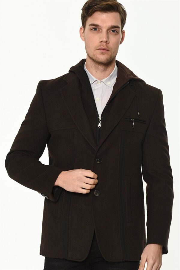 K7534 DEWBERRY MEN'S COAT-BROWN
