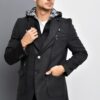 K7540 DEWBERRY MEN'S COAT-ANTHRACITE