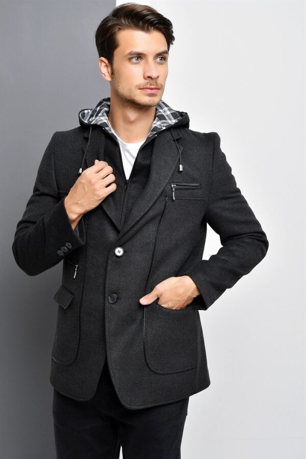 K7540 DEWBERRY MEN'S COAT-ANTHRACITE