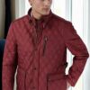 K8613 DEWBERRY COAT-PLAIN BURGUNDY