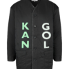 KANGOL Átmeneti dzseki 'Frisco Liner'  menta / fekete / fehér-Hungary