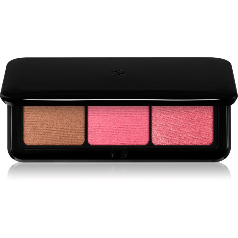 KIKO Milano Multi Finish Trio bronzosító és arcpirosító árnyalat 03 - Pink 7 g