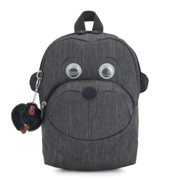 KIPLING Hátizsák 'Back To School Faster'  szürke melír / fekete-hu
