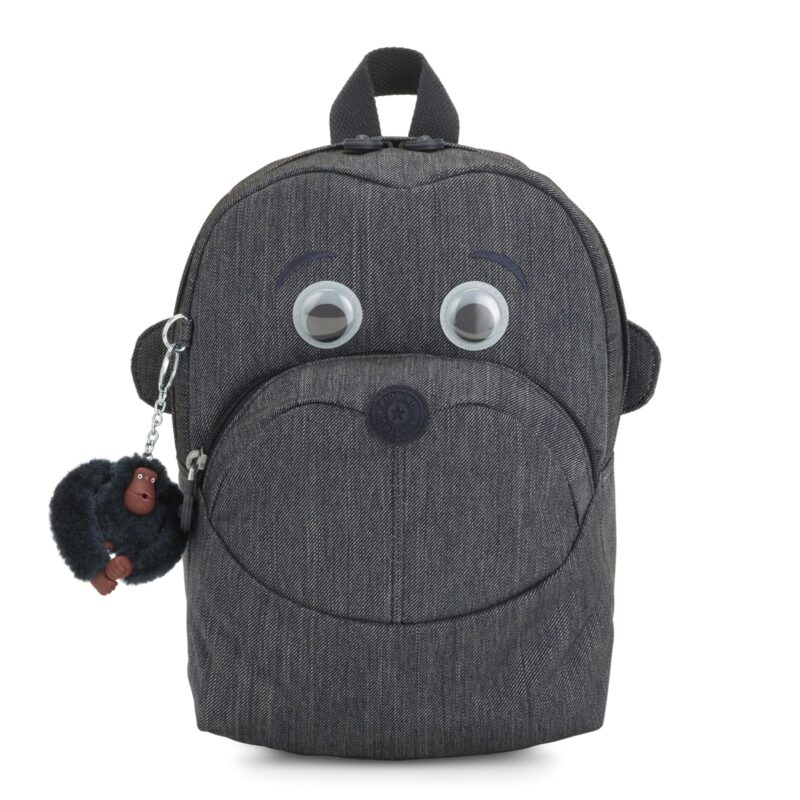 KIPLING Hátizsák 'Back To School Faster'  szürke melír / fekete-hu