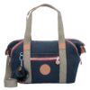 KIPLING Kézitáska  világos bézs / ultramarin kék / piros