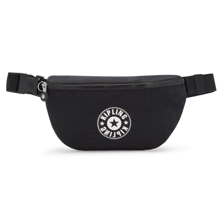 KIPLING Övtáska 'Fresh Lite'  fekete / fehér-hu