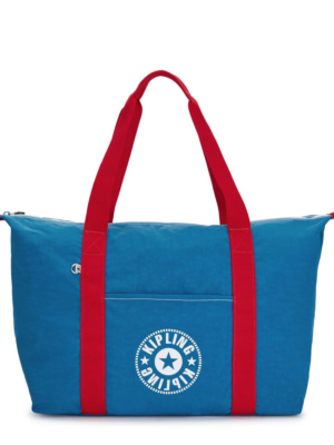KIPLING Shopper táska 'Art'  kék / piros / fehér-Hungary